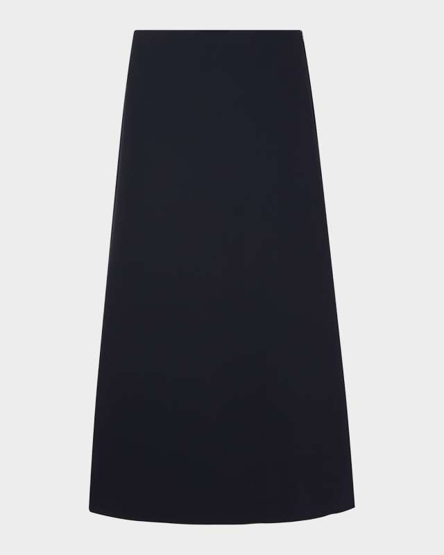 Minimal High Waist Scuba Skirt